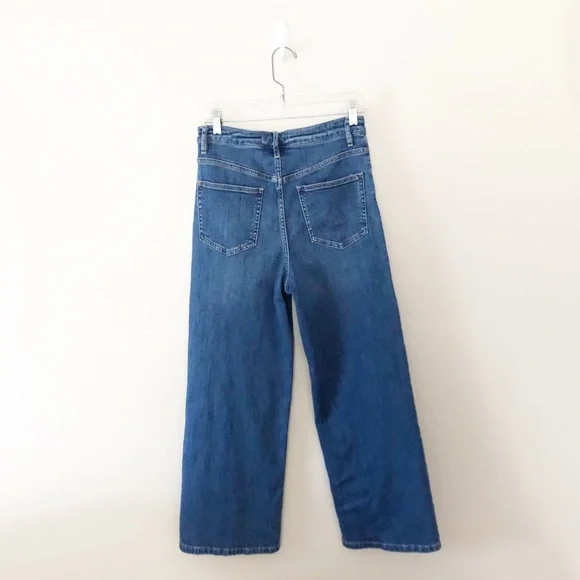 Free People Wales Wide Leg High Rise Jeans - Picture 5 of 9